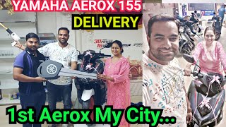 Yamaha Aerox 155 Delivery | Maxi Sports Scooter | Muzaffarnagar | Dream scooter