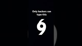 Only HACKERS can type this