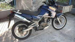 kawasaki kle 500 blue