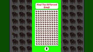 Find The Different Emoji Out #spotdifference #puzzles