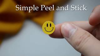 Small Yellow Smiley Face Stickers | Stay Happy!