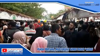 Puasa Pertama, Masyarakat Serbu Pasar 'Wadai'