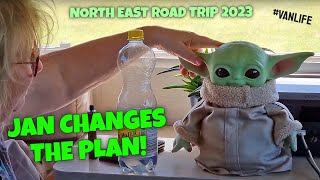 Jan changes the plan! Part 2 of our 2023 north east road trip #vanlife