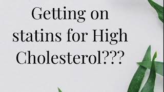 What is Cholesterol ? High Cholesterol levels ? Are you on a statins? Right Treatment