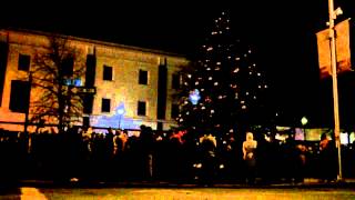 Tree lighting in Salem Massachusetts 2014