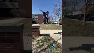 SLO-MO of my biggest Ollie #skateboading