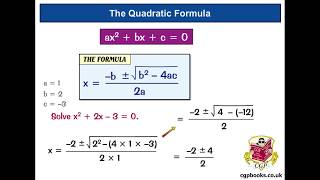 The Quadratic Formula 1 — Tutorial