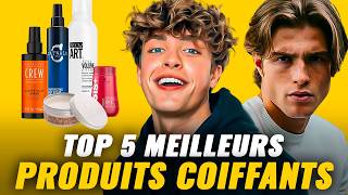 ✅ TOP 5 Meilleurs PRODUITS COIFFANTS Cheveux Homme (Poudre, Cire, Gel, Argile, Spray…) 🦁🔥