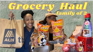 Grocery shopping at multiple stores | Family of 2 | Grocery Haul