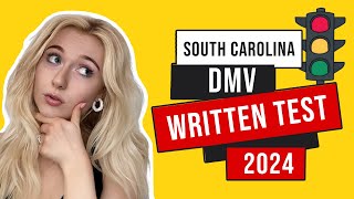 South Carolina DMV Written Test 2024 ( 60 REAL TEST Questions with Explained Answers )