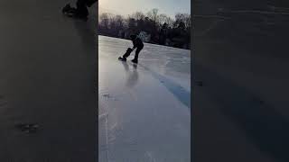 Spinning on top of ice