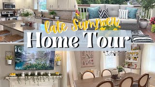 LATE SUMMER 2022 HOME TOUR | SIMPLE COZY DECORATING IDEAS |  END OF SUMMER DECOR