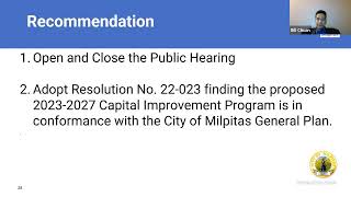 City of Milpitas - Planning Commission Meeting