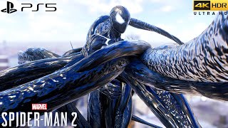 Marvel's Spider-Man 2 Symbiote Suit Aggressive Gameplay(PS5 4K60FPS) Ultimate difficulty