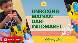 Unboxing Mainan dari Indomaret