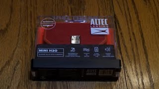 Altec Lansing Waterproof Speaker Unboxing and Review