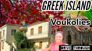 greek Island 🏝 travel/ drive through the city of voukolies in crete