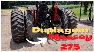 Segredos de como fazer a duplagem do trator Massey 275/Nh TL75/ Jd linha 5000/e mf linha 200 e 4000!