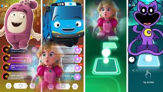 Oddbods Pink vs Little Bus vs Mario vs CatNap   Tiles Hop