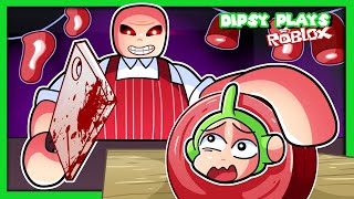 🌈 ESCAPE SCARY BUTCHER [CREEPY OBBY] | Dipsy Plays Roblox Escape The Butcher Shop Obby