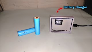 How to make lithium-ion battery charger | with PVC pipe|| Fast Charging |