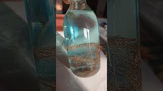 Messed wire in a bottle