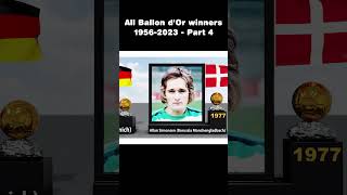 All Ballon d'Or winners 1956-2023 #Data World #Shorts #Part-4