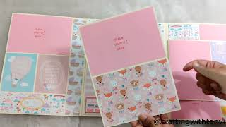 8 x 10 Baby Mini Album | Baby Girl Album  *FOR SALE*