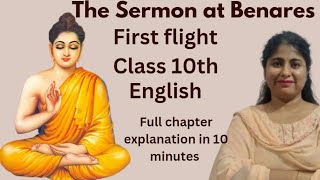 Class10 English First Flight The Sermon at Benares full chapter in 10 mins by @HarpreetKaur-xj4dx