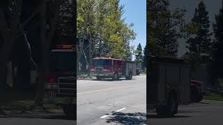 Sacramento Fire Dept Engines 18 and 318 Responding