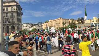 إنطلاق مسيرة في الجزائر العاصمة نصرة لفلسطين 🇵🇸🇩🇿✌️