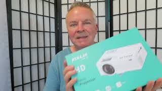 FULLJA Mini Portable Projector 1080P FULL HD  Home Theater Video Projector REVIEW