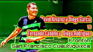 David Álvarez y Diego Garcia vs Fernando Cabello y Diego Rodriguez San Francisco Cuautliquixca