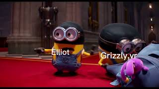 Despicable me 4. Gru1234 Anomy,gt Elliot Jman's Baby Doll and Grizzly,vr tries to steal racoon