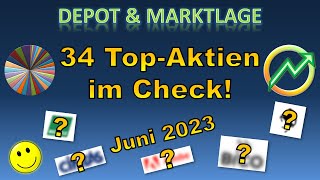 34 Top-Aktien aus meinem Depot im Check! - Juni 2023 - Von Accenture über Bico bis Zoetis