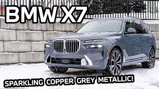 2023 BMW X7 LCI Sparkling Copper Grey Metallic Review