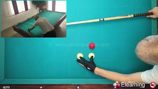 Billard français - Billiard E-Learning  - exercice no 25/64