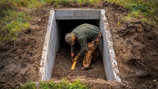 Man Builds a $5000 Underground Bunker in His Backyard | Full Step-by-Step Guide by @tehnolexa