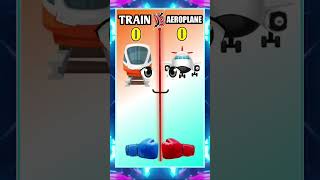 Train vs Airoplane 🧠