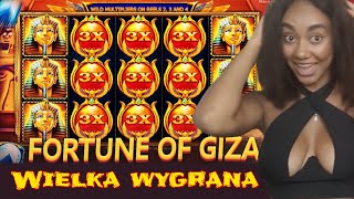 Wielka wygrana w kasynowej grze bonusowej! Wygrana na slocie Fortune Of Giza