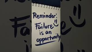 Failure is an opportunity #reminder #quotes #quote #motivation #youtubeshorts #shorts