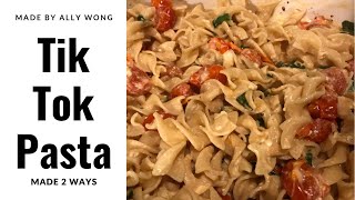 Tik Tok Pasta Made 2 Ways // Cook with Me // Using a toaster oven and instant pot