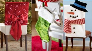 🎄CHRISTMAS DECOR IDEAS 2023🎄CHRISTMAS CHAIR COVER IDEAS🎄DIY CHRISTMAS DECORATION IDEAS🎄