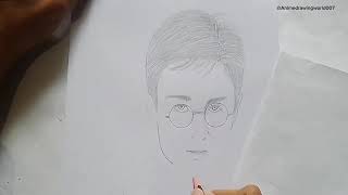 how to draw Daniel from herry potter step by step #art #danielradcliffe #herrypotter #india