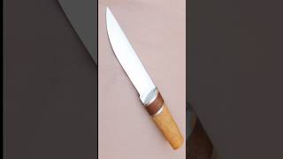 Making a knife puukko knife,