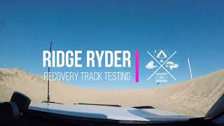 Do cheap recovery tracks work? Ridge Ryder Recovery Track Testing