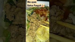 Mie Ayam Bakso Pangsit Enaknya Bukan Main #mieayam @semangatbelajar123