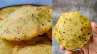 Sooji Aloo Ki Poori|रवा पुरी |सूजी पुरी