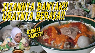 ISIANNYA BANYAK!! URATNYA BERASA!! BAKSO MAS RONY!!