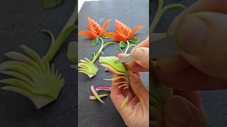 How to Carve fruit Very fast and beauty part 5#craftideas #craft #hacks #trendingshorts  #funny #art